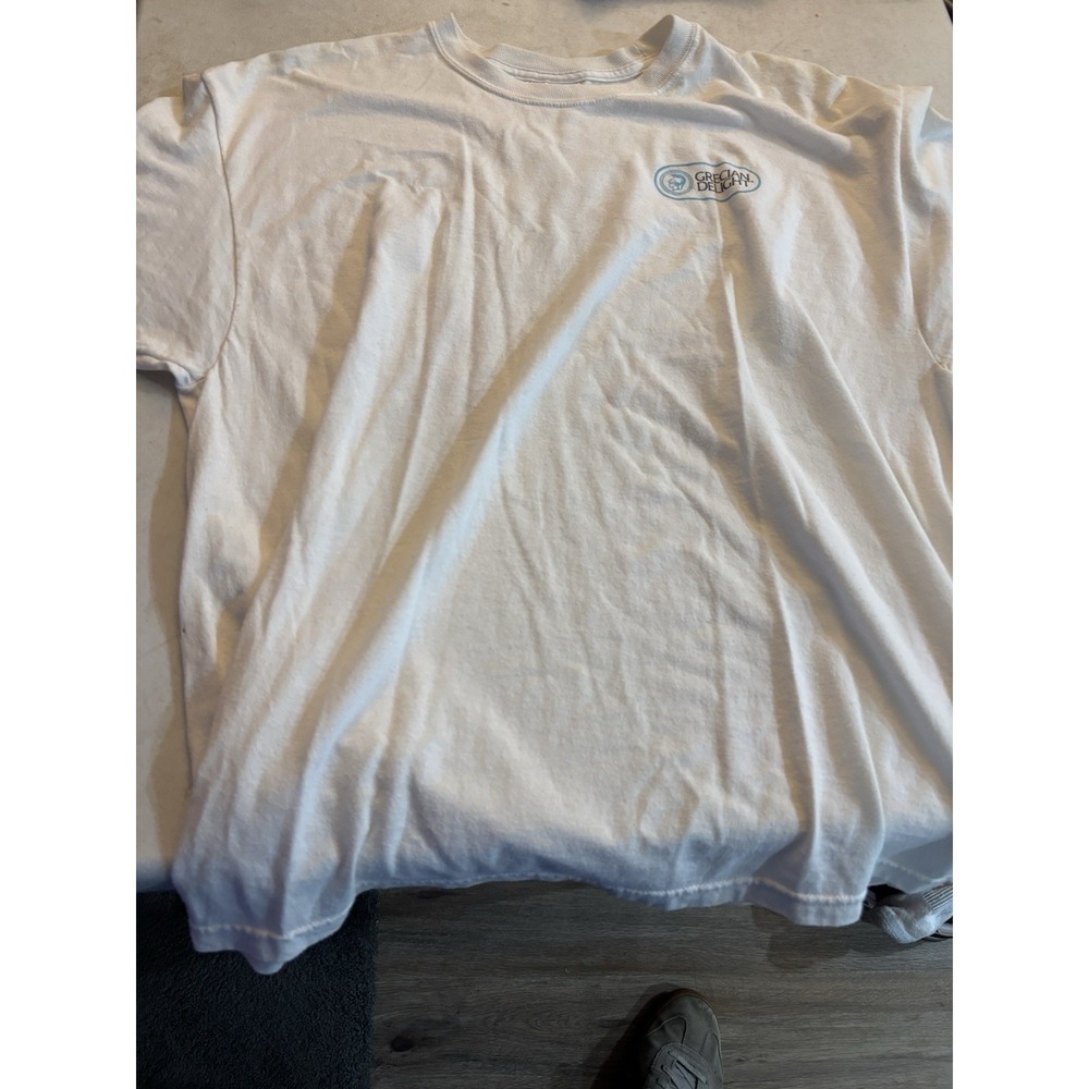 I Love Grecian Delight Gyros White T Shirt XL
